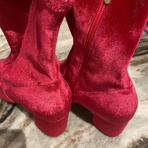 Silent D Pink Suede Booties!